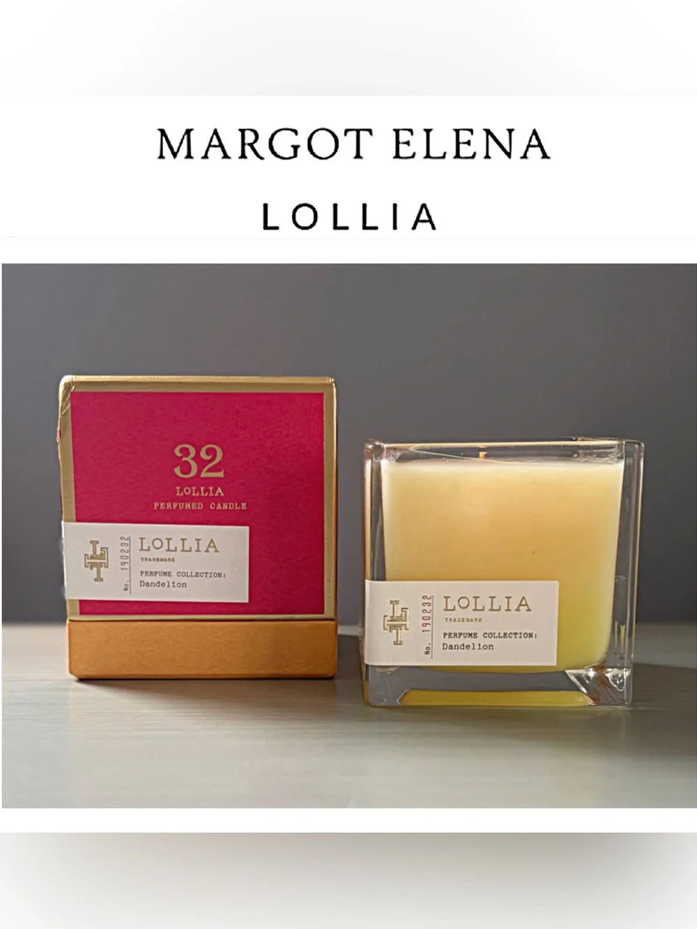 LOLLIA Poetic License Candle #32 Dandelion DISCONTINUED Margot Elena